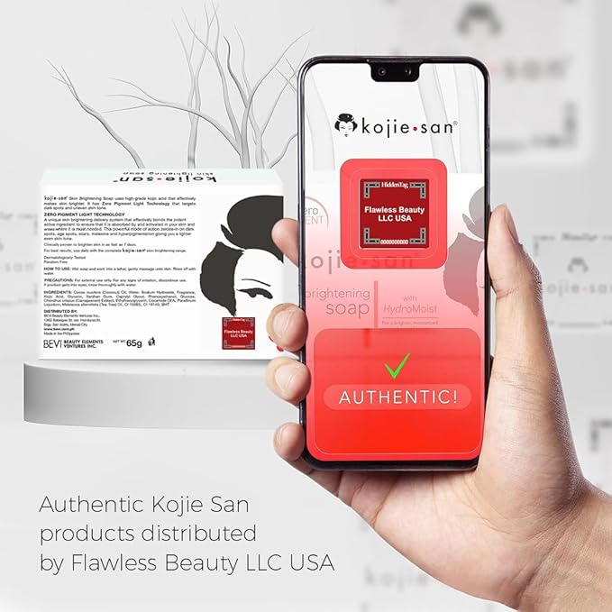 Kojie San Face & Body Skin Brightening Shower 9pc Set - the Original Kojic Acid Soap that Helps Reduce Dark Spots 6 x 135g Bars, Soap Dish and Facial Cleansing Brush…-VivaGrace Women