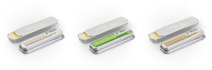 Hurraw! Coconut, Mint, Vanilla Lip Balm Slim Slider Tins, 3 Pack Bundle: Organic, Certified Vegan, Cruelty and Gluten Free. Non-GMO, All Natural Ingredients. Bee, Shea, Soy and Palm Free. Made in USA-VivaGrace Women