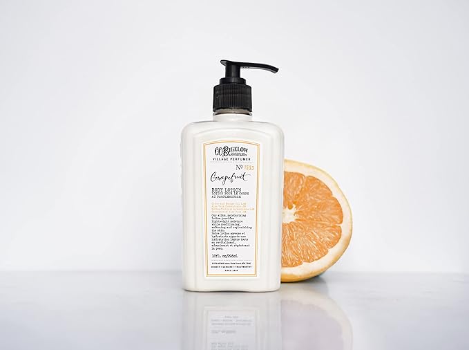 C.O. Bigelow Grapefruit Body Lotion, Village Perfumer Moisturizing Body Lotion with Aloe Vera, Borage Oil & Olive Oil, 10 Fl Oz-VivaGrace Women