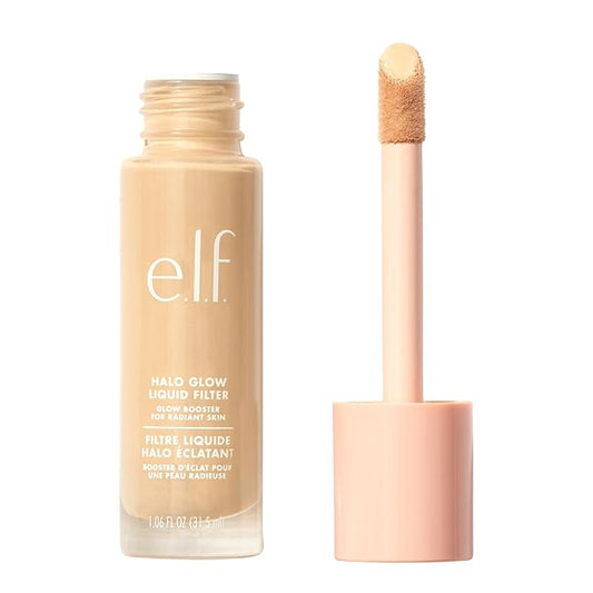 e.l.f. Halo Glow Liquid Filter, Complexion Booster For A Glowing, Soft-Focus Look, Infused With Hyaluronic Acid, Vegan & Cruelty-Free, 0.5 Fair-VivaGrace Women