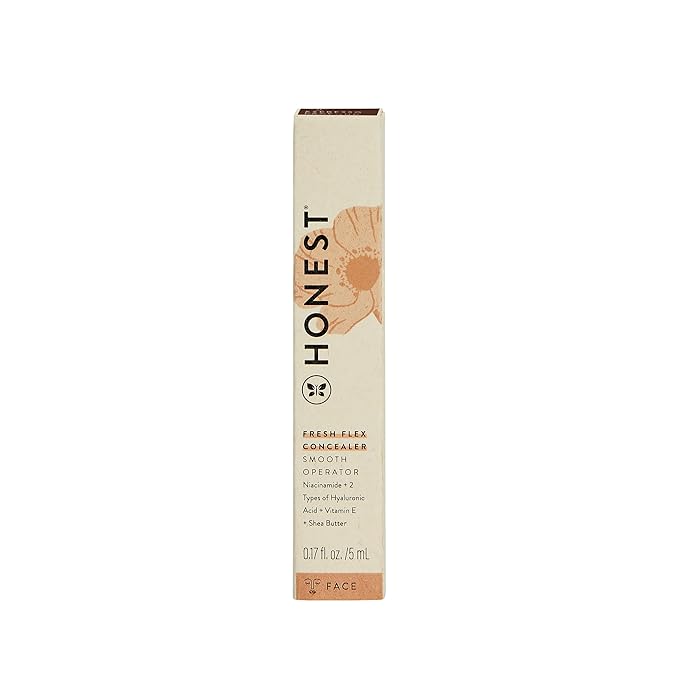 Honest Beauty Fresh Flex Concealer with Niacinamide + Vitamin E + Hyaluronic Acid | Vegan + Cruelty free | Espresso, 0.17 fl oz-VivaGrace Women