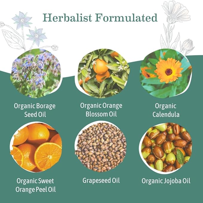 Earth Mama Belly Oil for Dry Skin | Calendula Skin Care Moisturizer Oil to Encourage Natural Elasticity and Help Prevent Stretch Marks During Pregnancy and Postpartum, 4-Fluid Ounce-VivaGrace Women