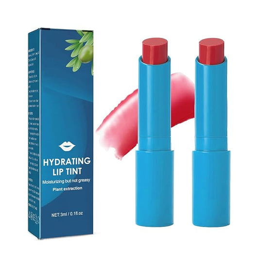 2pcs Thrive Lip Tint Hydrating, Strong Moisturizing Effect Tinted Lip Balm Hydrating, Natural Ingredients Sheer Moisture Lip Tint, Non-Sticky and Long-Lasting Lip Care-VivaGrace Women