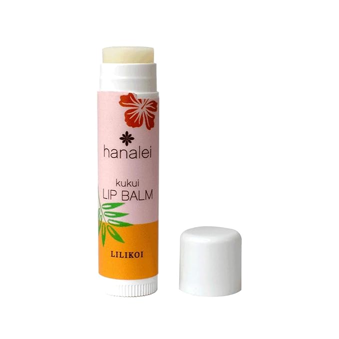 Hanalei Lip Balm and Moisturizer - Natural Kukui Oil and Beeswax Lip Moisturizer to Hydrate and Replenish Dry, Chapped Lips - Made in USA - Lilikoi-VivaGrace Women