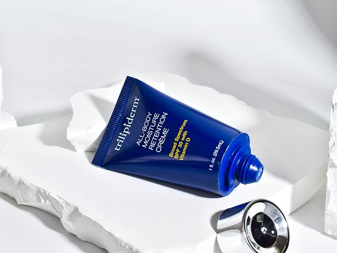 Trilipiderm All-Body Moisture Retention Crème Broad Spectrum SPF 30 with Vitamin D – 2-PACK of Travel-Size 3 Ounce Tubes – Plant-Based All-Day Hydration, Sunscreen for Body and Face-VivaGrace Women