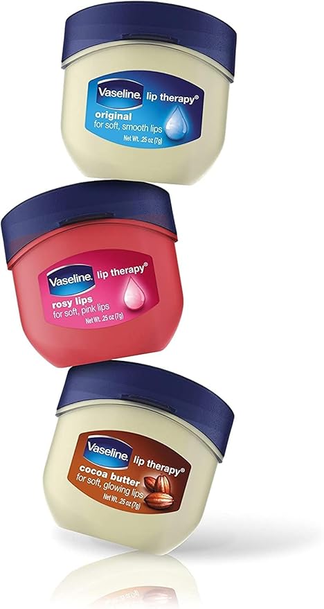 Vaseline Lip Therapy Rosy Lips Flavor Dry Chapped Lips 0.25 Oz (7g)-VivaGrace Women