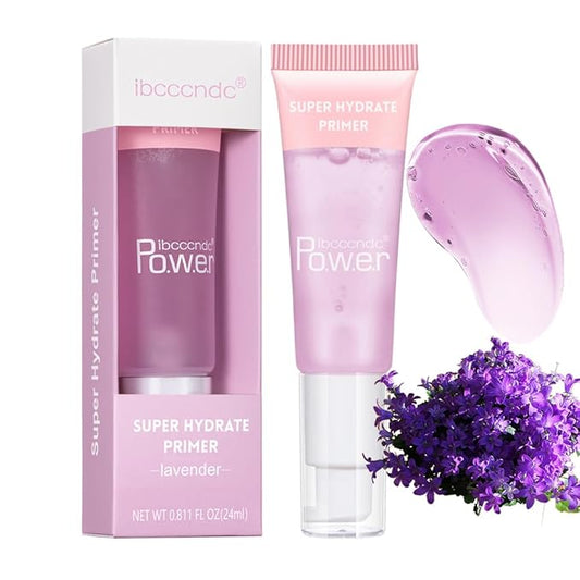 AKARY Gel-Based & Hydrating Face Primer For Smoothing Skin & Gripping Makeup with Vitamin E, Long-Wear Foundation Face Primer for Oil Control, Even Fine Lines, 0.81 Fl Oz, 06 Lavender-VivaGrace Women