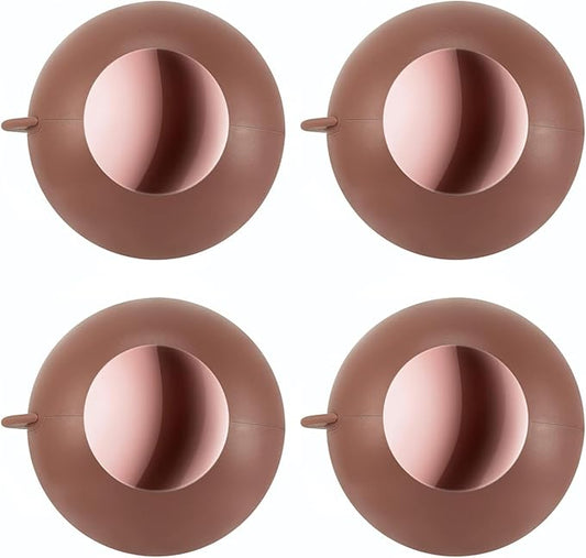 Washable Reusable Gel Lint Roller for Pet Hair, Tecogue Portable Dog Cat Pet Hair Remover for Clothes, Laundries, Sticky Cleaner, Dust Fuzz Fur for Travel Household (Maroon-4pcs)-VivaGrace Women