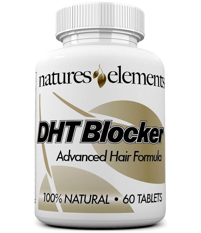 Natures Elements DHT Blocker – Herbal Formula with Saw Palmetto, Fo-Ti & Beta-Sitosterol – Supports Hair Regrowth & Gray Hair Reversal – 60 Tablets – Non-GMO, Vegetarian-VivaGrace Women
