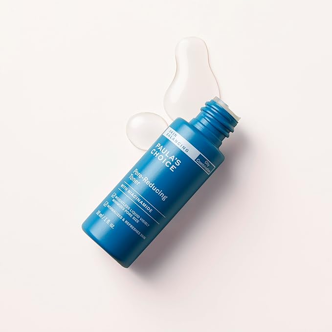 Paula's Choice SKIN BALANCING Pore-Reducing Face Toner for Combination and Oily Skin, Minimizes Large Pores, Controls Oil & Shine, Suitable for Acne-Prone Skin, Travel Size, 1 Fl Oz Bottle-VivaGrace Women