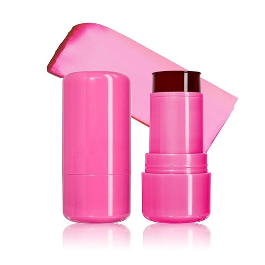Cool Milk Jelly Blush, Sheer Lip & Cheek Stain, Buildable Watercolor Finish, Vivid Color Water Jelly Tint Lipstick, Long Lasting, Milk blush Watercolor Finish Tinted Lip Gloss for Women, 04-VivaGrace Women