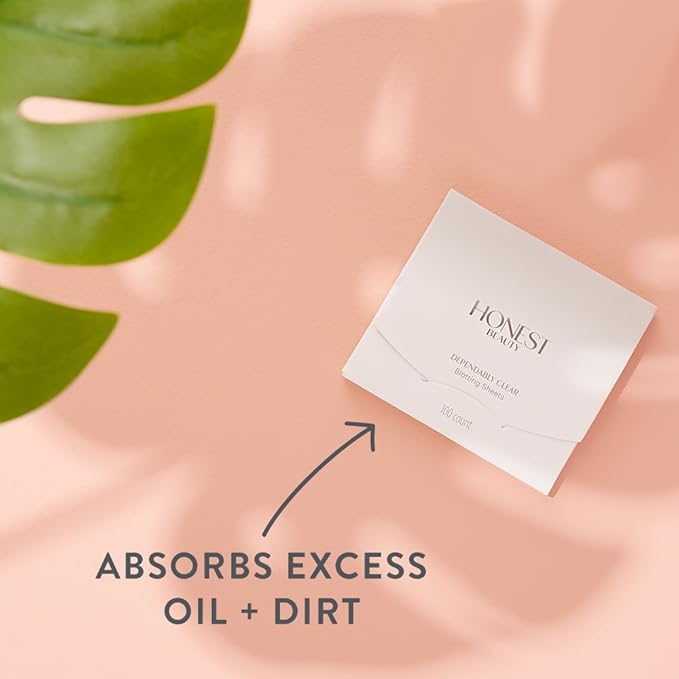 Honest Beauty Dependably Clear Blotting Sheets, 100 Count-VivaGrace Women