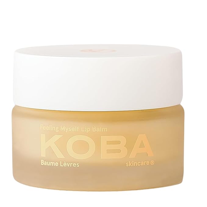 KOBA Feeling Myself Lip Balm - For Women & Men - Hydrating Lip Balm - Normal to Dry Chapped Lips - Citrus, Woody, Fruity - Natural - Vegan - Safou Oil - Shea Butter - Sweet Almond Oil (0.47 Oz)-VivaGrace Women