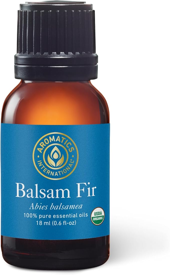 Aromatics International Premium Organic Balsam Fir Essential Oil 18ml | 100% Pure Essential Oil for Diffusion & Aromatherapy-VivaGrace Women