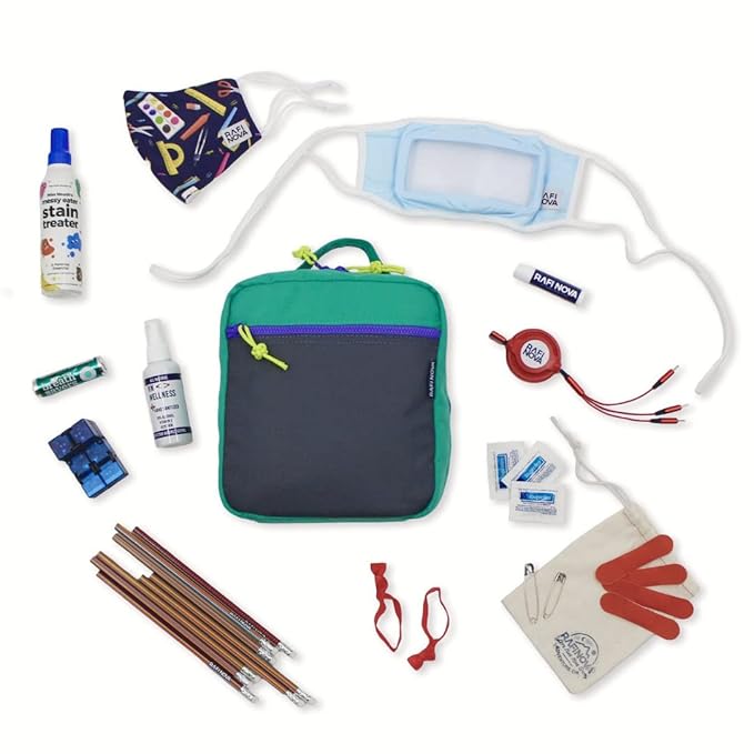 Oh Shit Kit Teachers Edition With All Essentials Face Coverings, Lip Balm, Adaptable Phone Charger and More-VivaGrace Women