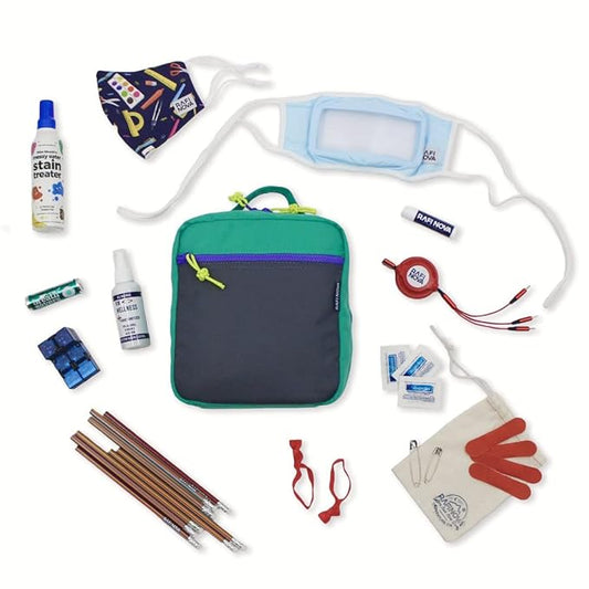 Oh Shit Kit Teachers Edition With All Essentials Face Coverings, Lip Balm, Adaptable Phone Charger and More-VivaGrace Women