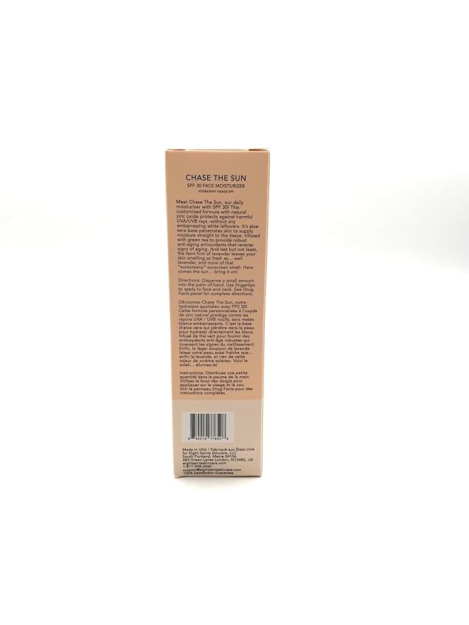 Eight Saints Chase the Sun Broad Spectrum SPF (30) Face Moisturizing Sunscreen, Natural and Organic Mineral-Base Sun Protection Daily Face Moisturizer, 2 Ounces, New Formula-VivaGrace Women