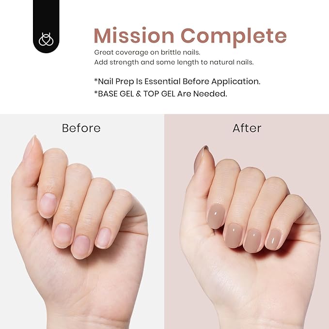 Beetles Builder Gel for Nails 7 in 1 Builder Nail Gel Color Nude Brown for Nails Extension & Building Apex Strengthen Thin Nails DIY Salon at Home Nail Art Base Gel Needed Gift for Women-VivaGrace Women