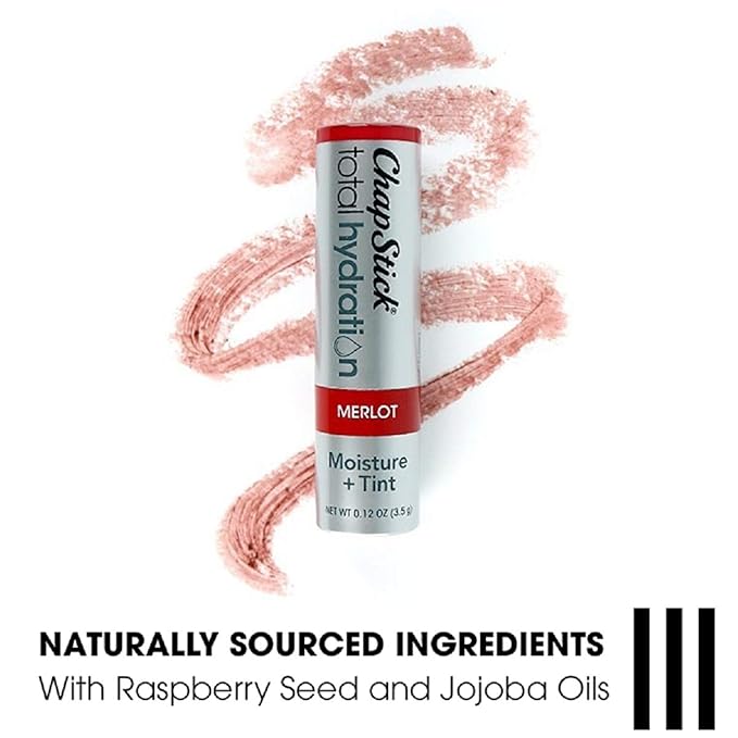ChapStick Total Hydration Merlot 0.12 oz (Pack of 2)-VivaGrace Women