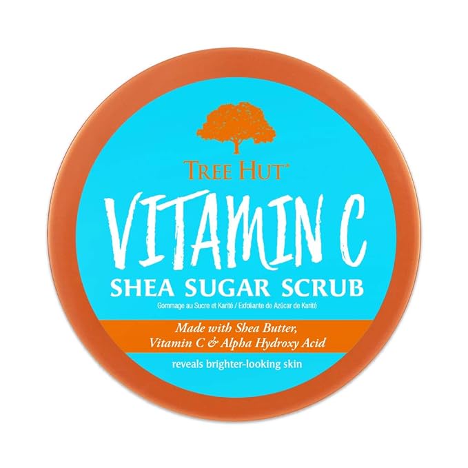 Tree Hut Vitamin C Shea Sugar Scrub, 18 oz, Ultra Hydrating and Exfoliating Scrub for Nourishing Essential Body Care-VivaGrace Women