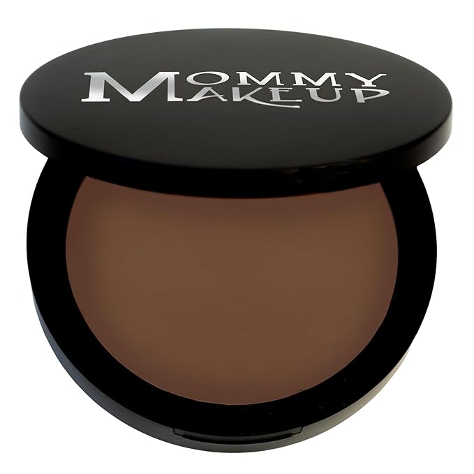 Mineral Dual Powder in COFFEE BREAK (Extra Dark) | 4-in-1 Pressed Mineral Foundation with SPF 15 for Flawless Glow & Soft Looking Skin | Oil Free, Talc Free, Gluten Free | 0.45 Oz | by Mommy Makeup-VivaGrace Women