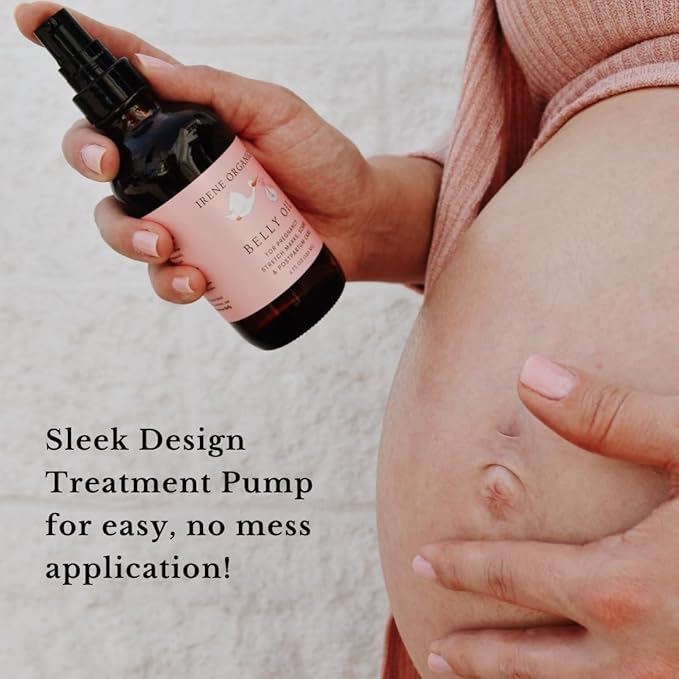 Organic Belly Oil for Pregnancy Stretch Mark Prevention and Treatment Award Winning Anti Stretch Mark Tummy Oil For Pregnancy and Postpartum - Hydrating Bump Serum-VivaGrace Women