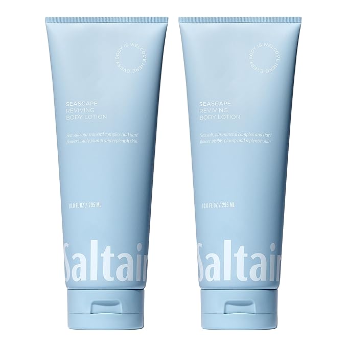 Saltair Body Lotion - 2 Pack Moisturizing Lotion For Dry Skin. Seascape Scented Hydrating Body Cream with Nourishing Moisturizer Formula. Skin Care for Women and Men. 2x 10oz Tubes-VivaGrace Women