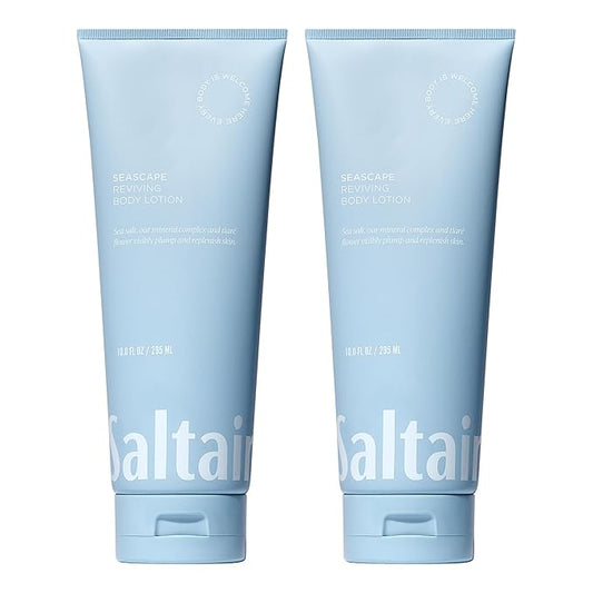 Saltair Body Lotion - 2 Pack Moisturizing Lotion For Dry Skin. Seascape Scented Hydrating Body Cream with Nourishing Moisturizer Formula. Skin Care for Women and Men. 2x 10oz Tubes-VivaGrace Women