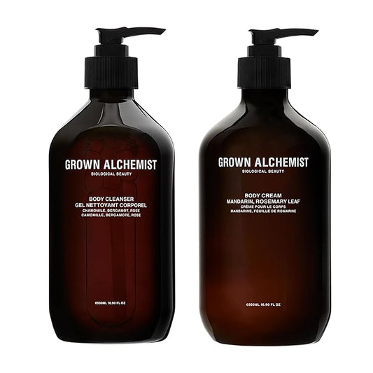 Grown Alchemist Body Cleanser and Body Cream DUO Kit (500ml each)-VivaGrace Women