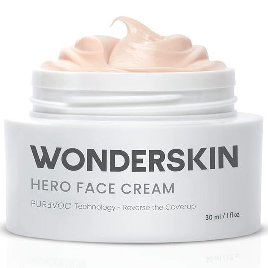 Wonderskin Purevoc Hero Face Cream, Anti Wrinkle Moisturizing Face Cream, Hydrating Face Moisturizer for Women & Men, Anti Aging Face Moisturizer, Daily Facial Moisturizer for Dry Skin-VivaGrace Women
