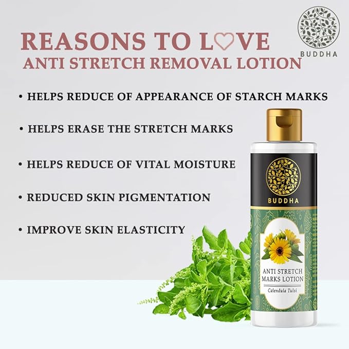 Anti-Stretch Marks Body Lotion - Reduce Visible Stretch Marks - 100% Natural (150 Ml (Pack Of 1))-VivaGrace Women