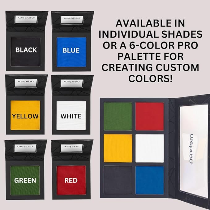 Mehron EDGE Face & Body Paint| Professional Water-Activated Face Paint Makeup | Made in the USA | For Cosplay, Halloween, & SFX (White)-VivaGrace Women