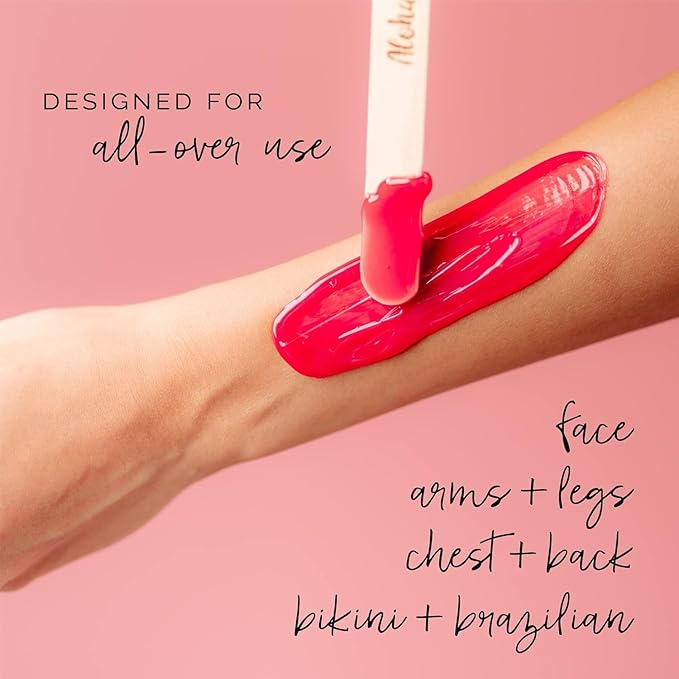 KoluaWax Hard Wax Beads for Hair Removal – Coarse Hair Formula – Face, Brazilian, Underarm, Back Chest, Bikini Waxing – Dragon Fruit & Hibiscus 1lb Refill for Wax Warmers & 10 Applicator Sticks 2 Pack-VivaGrace Women