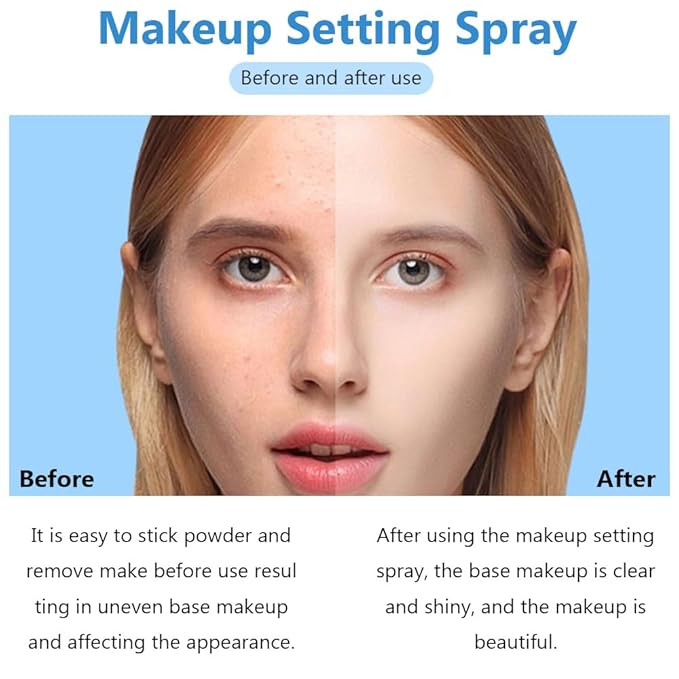 Kaely 2IN1 Hydrating Setting Spray for Face,Primer Face Makeup Matte Dewy Finish,Waterproof Setting Spray for Makeup Long Lasting,Oil Control,maquillaje Up To 16 Hours,Vegan & Cruelty-Free-VivaGrace Women