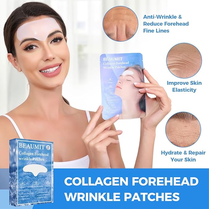 Okela Forehead Wrinkle Patches Overnight 20 pcs with Collagen, Anti Wrinkle Patches, Forehead Wrinkles Beauty Treatment-VivaGrace Women