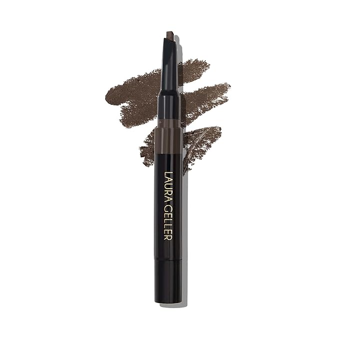 LAURA GELLER NEW YORK Sculpt-n-Stay Waterproof Brow Pencil & Gel- Dark Brown-VivaGrace Women