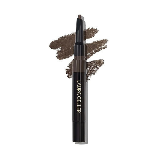 LAURA GELLER NEW YORK Sculpt-n-Stay Waterproof Brow Pencil & Gel- Dark Brown-VivaGrace Women