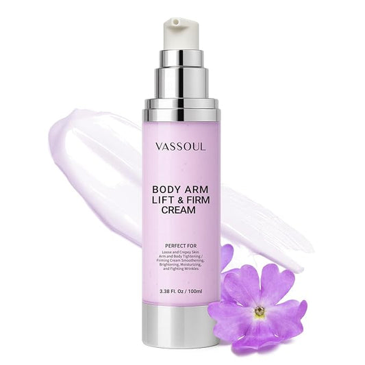 VASSOUL Lift and Firm Arm Cream : Skin Tightening Cream for Body - Firms Loose Skin, Reduces Cellulite on Arms, Thighs & Butt – 100ML-VivaGrace Women