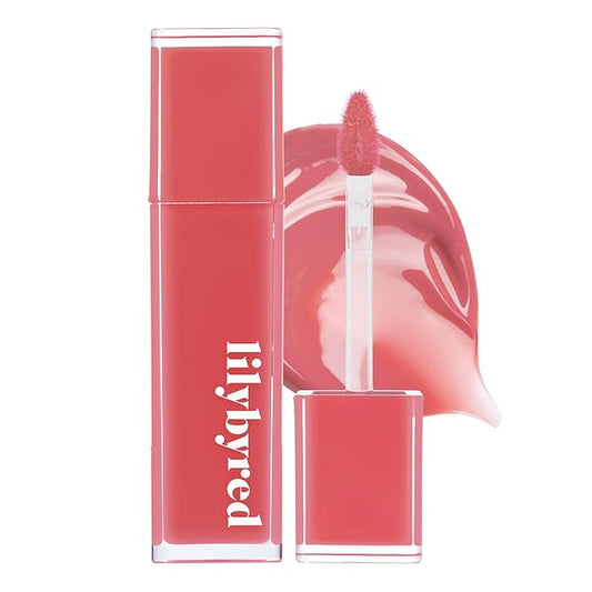 lilybyred Bloody Liar Coating Tint | Korean Glossy Lip Stain, Vivid & Juicy Color, Syrupy Shine, Moisturizing, Long-Lasting & Smudge-Proof, Non-Sticky, Lightweight, 0.14 oz. (02 Sentimental Lychee)-VivaGrace Women
