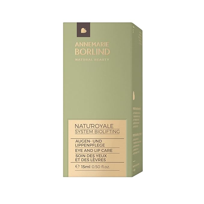 ANNEMARIE BÖRLIND – NATUROYALE Eye & Lip Cream – Natural Antioxidants, Vitamin C + E and Jojoba Oil for a Fresher, Smoother, and Tighter Skin – Step 5 of 5 – 0.5 oz.-VivaGrace Women