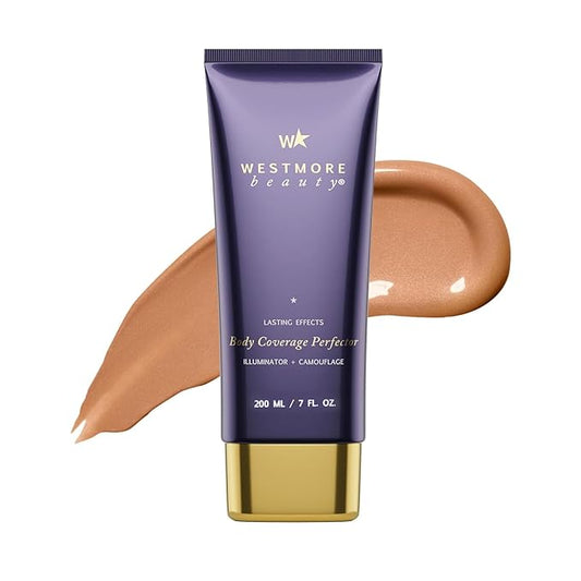 Westmore Beauty Body Coverage Perfector – Waterproof Leg & Body Makeup - Tattoo Cover Up Makeup - 7 Oz (Golden Radiance)-VivaGrace Women