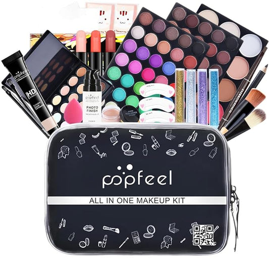 Makeup Kit All In One Makeup Kit,Multipurpose Makeup Set Full Makeup Essential Starter Kit for Beginners Pros Makeup Gift Set for girl or Women-VivaGrace Women