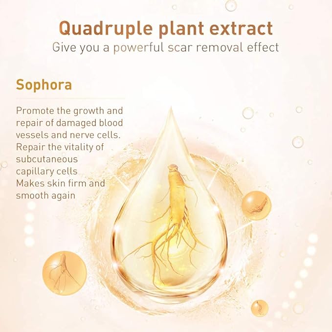 Acne Scar Removal Cream Stretch Marks Face Skin Cream Shrink Pores Gel-Fade Scar Marks Acne Skin Care (Packaging Upgrade) VeniCare-VivaGrace Women