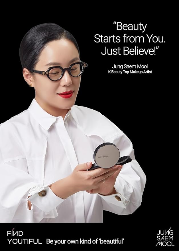 JUNG SAEM MOOL Essential Skin Nuder Cushion 17 Fair Pink 0.49 Fl Oz (Refill Only, SPF 50 Broad Spectrum) | Natural Radiant Finish, Lightweight Hydration, Korean Cushion Foundation-VivaGrace Women
