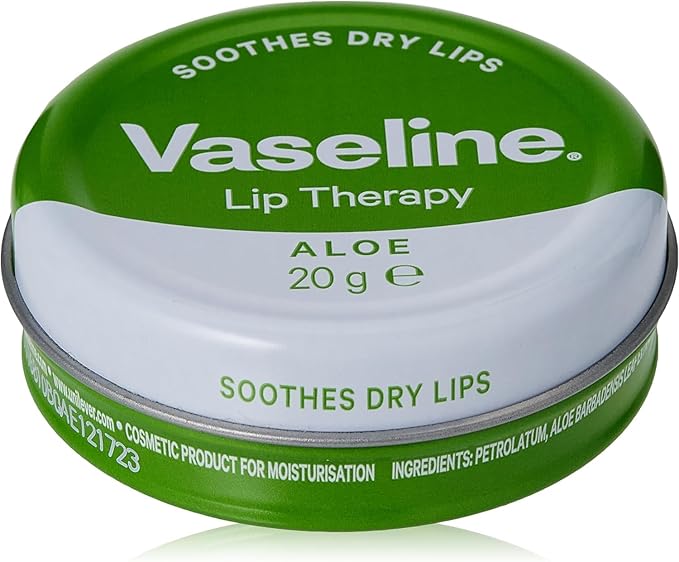 Vaseline Lip Balm 20g/0.705oz (6X20g/0.705oz, Aloe Vera)-VivaGrace Women