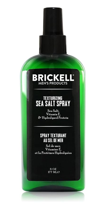 Brickell Men's Texturizing Sea Salt Spray for Men, Natural & Organic, Alcohol-Free, Lifts and Texturizes Hair for a Beach or Surfer Hair Style, 6 Ounce-VivaGrace Women