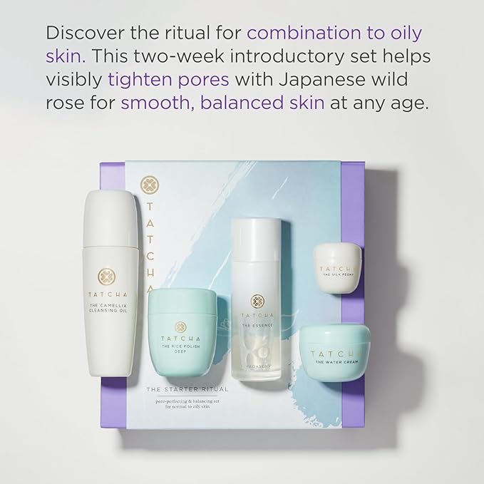 Tatcha The Starter Ritual Set - Pore-Refining & Clarifying Set | 2 Week Introductory Set | $92 Value-VivaGrace Women
