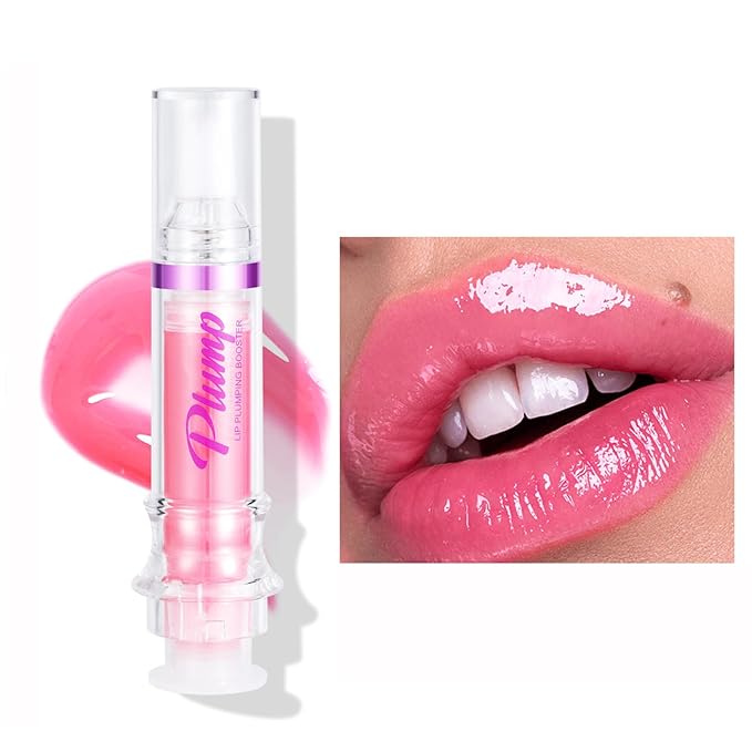 Lip Plumper Gloss,Natural Spicy Lip Plumping Booster Moisturizing Hydrating Lip Plumping Oil and Lip Care Serum for Women Girls(#5)-VivaGrace Women