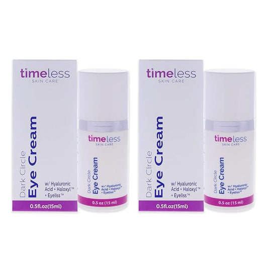 Timeless Dark Circle Eye Cream Cream Unisex 0.5 oz Pack of 2-VivaGrace Women