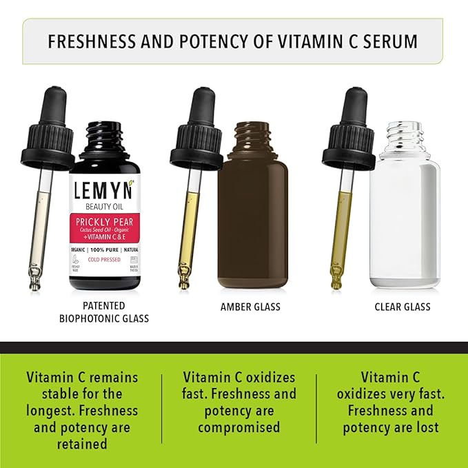 Prickly Pear Oil Royal Radiance | Freshly Made | Supercharged with Clinically Proven THD Vitamin C | The Queen of Oils | Luxurious Hydration & Glow | Nature’s Crown Jewel-VivaGrace Women